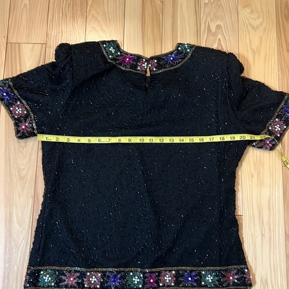 Laurence Kazar vintage sequin women’s top - Picture 5 of 8